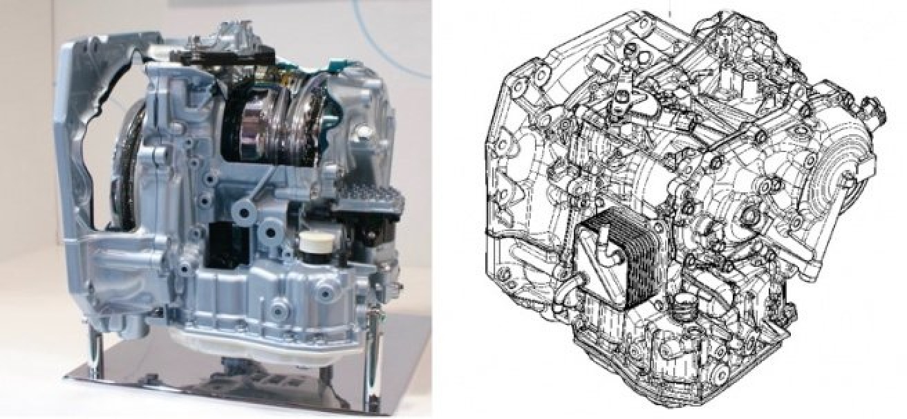 Вариатор рено ниссан. Jatco jf015e. CVT Jatco jf015e. Вариатор Джатко jf015e.
