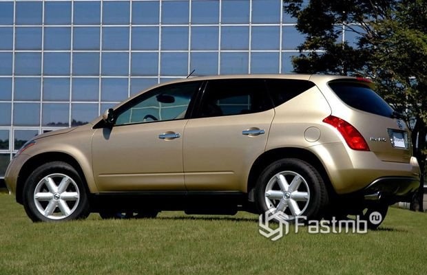 Nissan Murano 2002 США вид сбоку