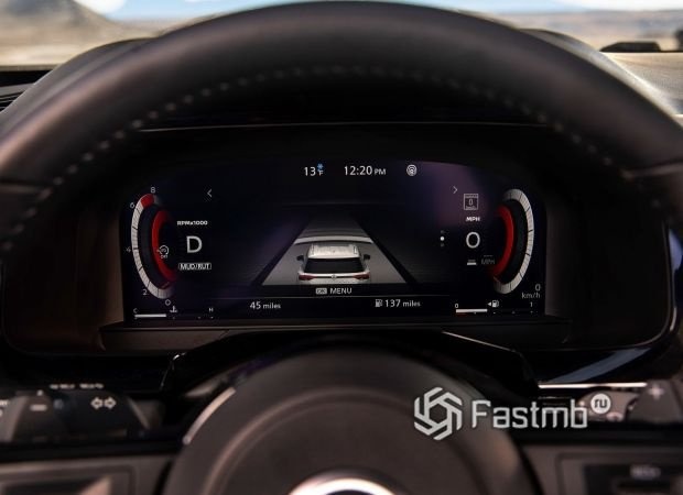 Цифровая приборная панель Nissan Pathfinder 2021