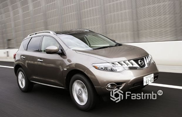 Nissan Murano 2008 для Японии, вид сбоку