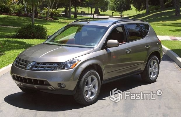 Nissan Murano 2004 для Японии, вид сбоку